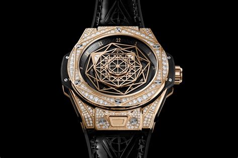 hublot sang bleu king gold pave|Big Bang Sang Bleu II King Gold Pavé 45 mm .